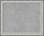 Amanti Art Silver Framed Magnetic Board 19x23 Small Vision Board by AmantiArt