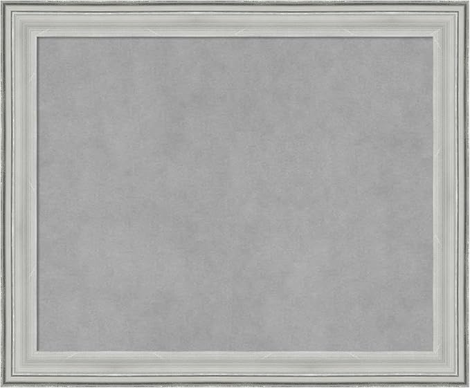 Amanti Art Silver Framed Magnetic Board 19x23 Small Vision Board by AmantiArt