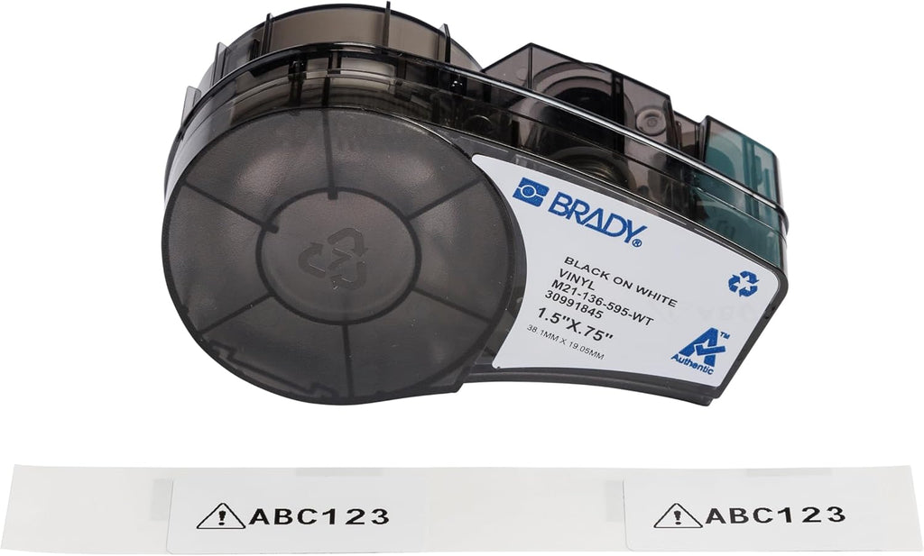 Brady Authentic All-Weather Vinyl Label