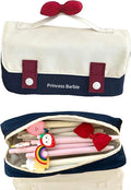 Fiaoudm Cute Bow Pencil Case – Durable Single Compartment Stationery Organizer by Unknown