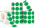 Green 1 Inch Round Color Coding Dot Labels, 10 Rolls 10000 Dot Stickers in by Unknown