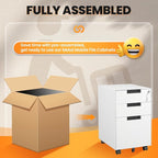 AFAIF 3 Drawer File Cabinet - Image 7
