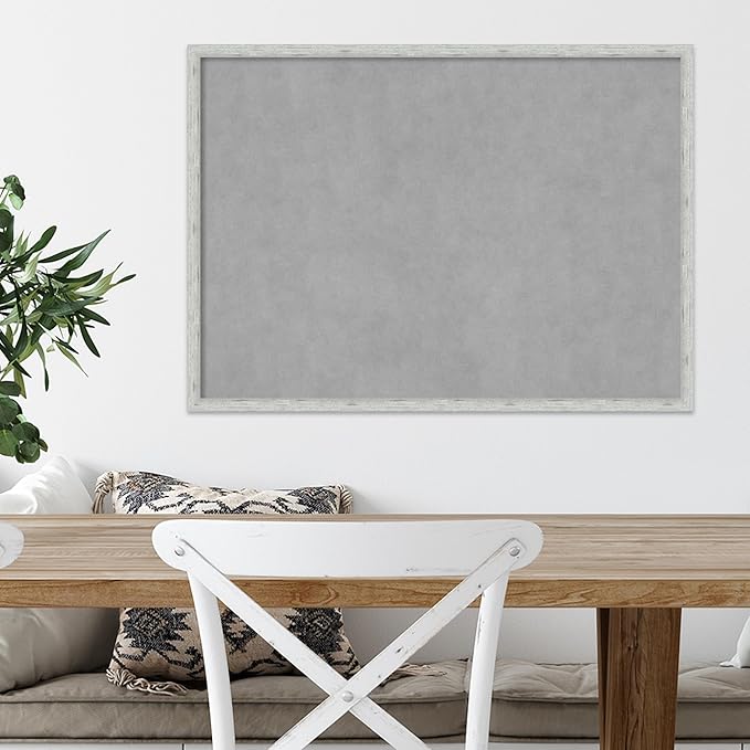 Amanti Art Silver Framed Magnetic Board 21x29 Medium Vision Board - Image 5