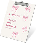 APIILVPQ Bible Verse Clipboard, Christian Wooden Clip Boards by Unknown