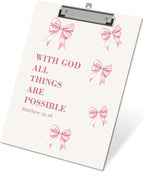 APIILVPQ Bible Verse Clipboard, Christian Wooden Clip Boards by Unknown