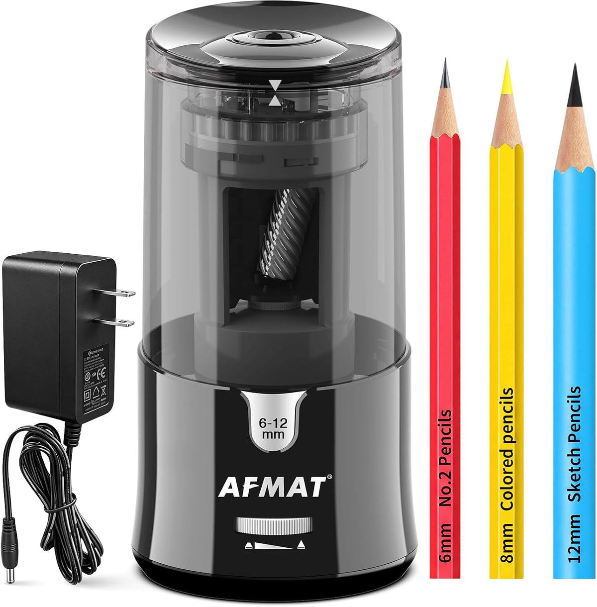 afmat ps92 electric pencil sharpener - auto stop, main product view