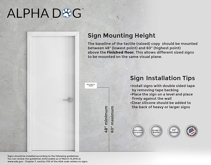 ALPHA DOG ADA SIGNS - Image 5