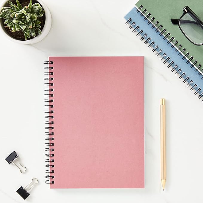 5 Pack 6x8 inch Spiral Journals, Small Notebooks Bulk - Image 6