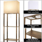 RUNTOP Plus Floor Lamp with Shelves, Modern Shelf Floor Lamp with 15W 3CCT LED - Image 5