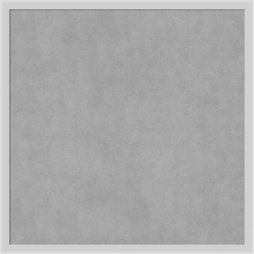 Amanti Art Silver Framed Magnetic Board 25x25 Medium Vision Board