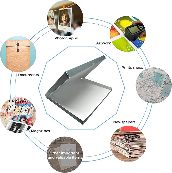 Lineco Folio Storage Box, Clamshell Design - Image 6