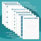 IN-LUXPRO Planner 2026 Daily Weekly and Monthly, 12 Months Spiral Bound - Image 5