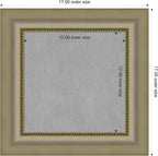 Amanti Art Silver Framed Magnetic Board 17x17 X-Small Vision Board - Image 4