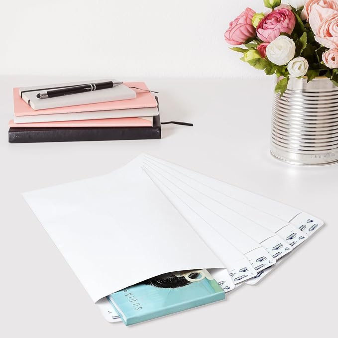 ValBox 6x9 Self Seal Security Catalog Envelopes 250 Count Small White Envelopes - Image 6