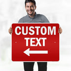 Custom Arrow, Custom Directional Sign, Left Arrow, 24x30 Inches, 3M EGP - Image 2