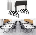 Goakwwuz Conference Room Table, Folding Conference Tables, Thicken Grey Tabletop by Goakwwuz