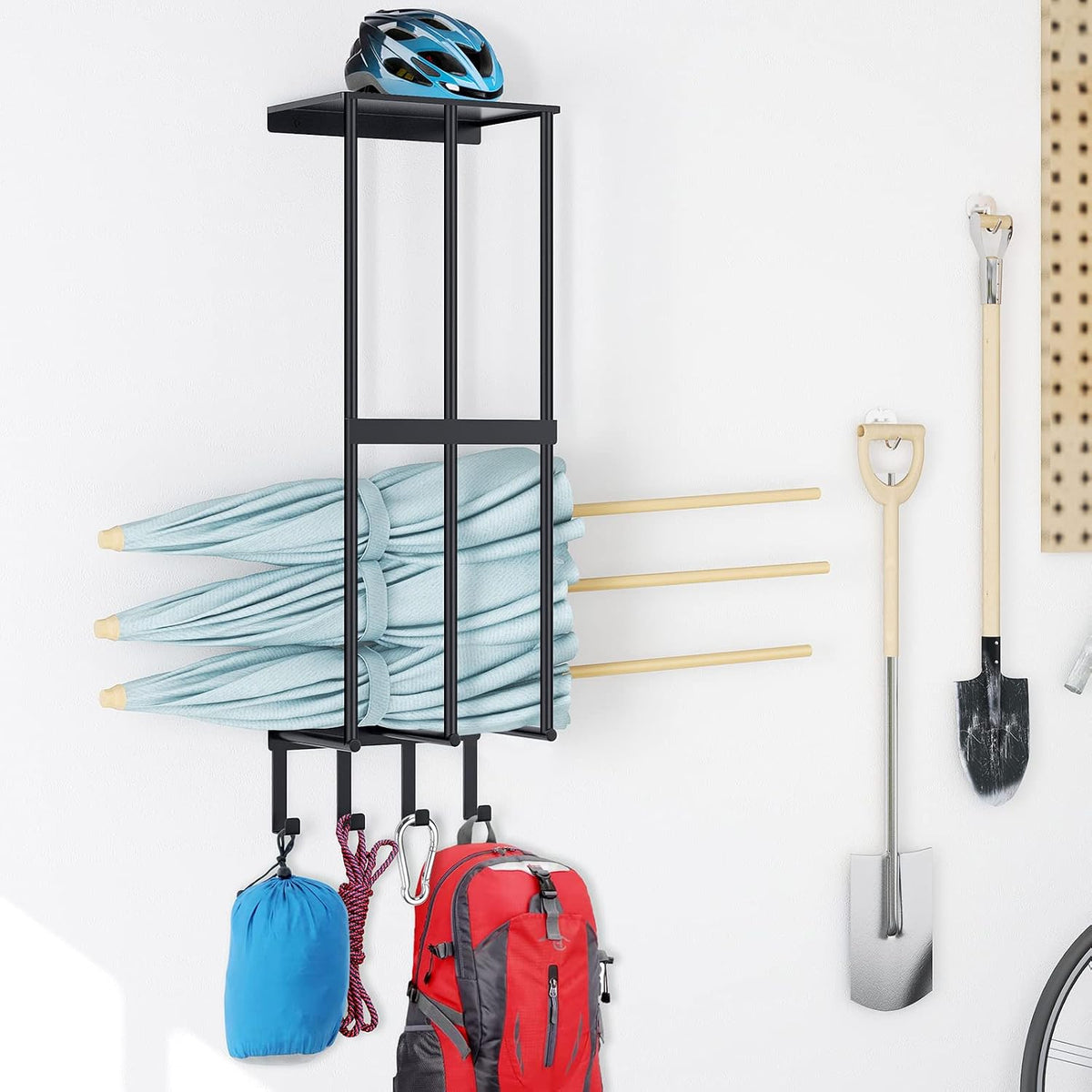camping chair wall storage for garage, metal camping showing dimensions