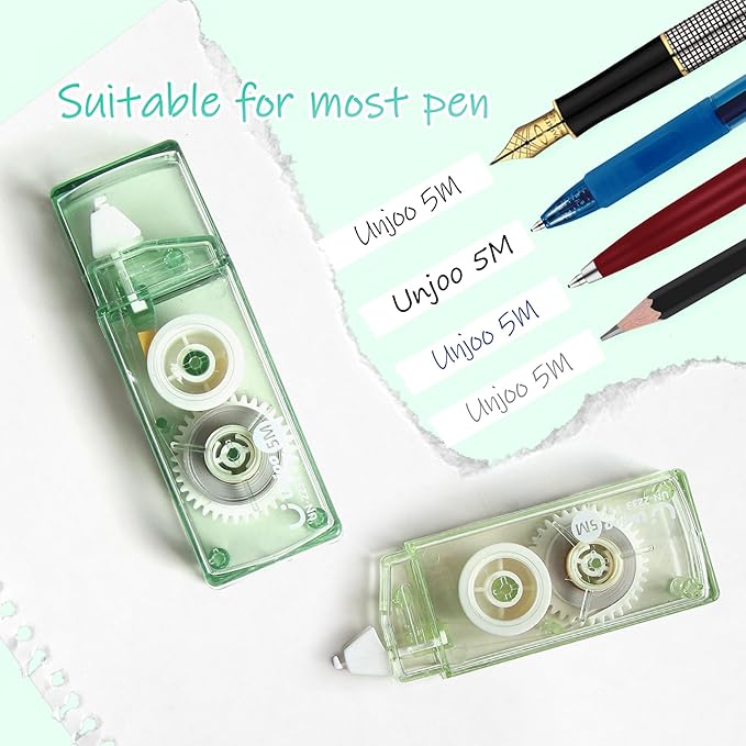 Unjoo White Correction Tape, For school, Office Workers - Image 5