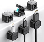 6 Pack Magnetic Cable Clips Cord Holder, Under Desk Cable Management, JOYROOM by JOYROOM