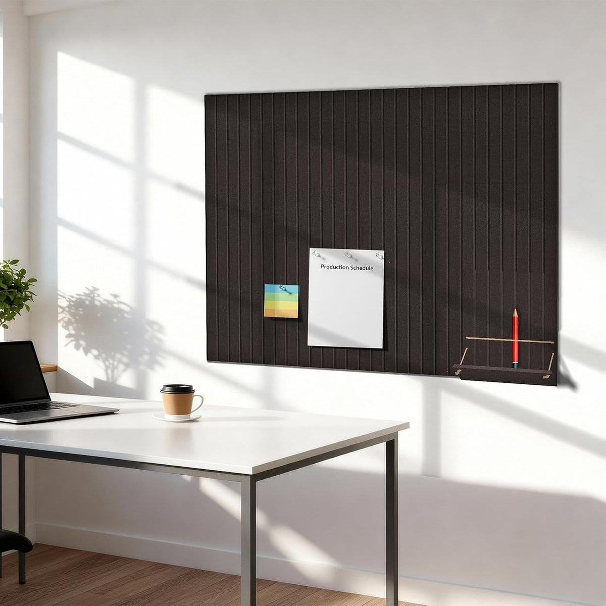 12 Pack Bulletin Boards 48" x 36" Alternative Cork Board for Office...