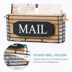 SRIWATANA Mail Key Holder for Wall, Mail Organizer Wall Mount, Small Size - Image 5