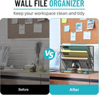 SUPEASY Wall File Organizer Mesh Office Mail Holder, Hanging Wall Organizer - Image 7