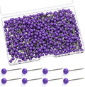 WILLBOND 500 Pack Map Push Pins Map Tacks Small Round Head Push Pins Thumb Tacks by Willbond+Technology+Limited