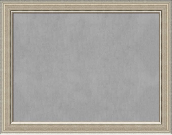 Amanti Art Silver Framed Magnetic Board 22x28 Medium Vision Board by AmantiArt