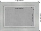 Amanti Art Silver Framed Magnetic Board 23x31 Medium Vision Board - Image 4