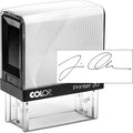 COLOP Small Size Self Inking Custom Signature Stamp by Rubber+Stamp+Creation