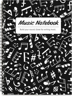 MAXCURY Blank Sheet Music Composition Manuscript Staff Paper Art Music Notebook by MAXCURY