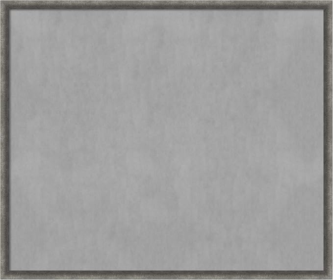 Amanti Art Grey Framed Magnetic Board 42x50 Oversize Vision Board by AmantiArt