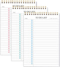 To Do List Notepad 3 Pack, Undated Daily Planner Notepad by KAICNPAPER