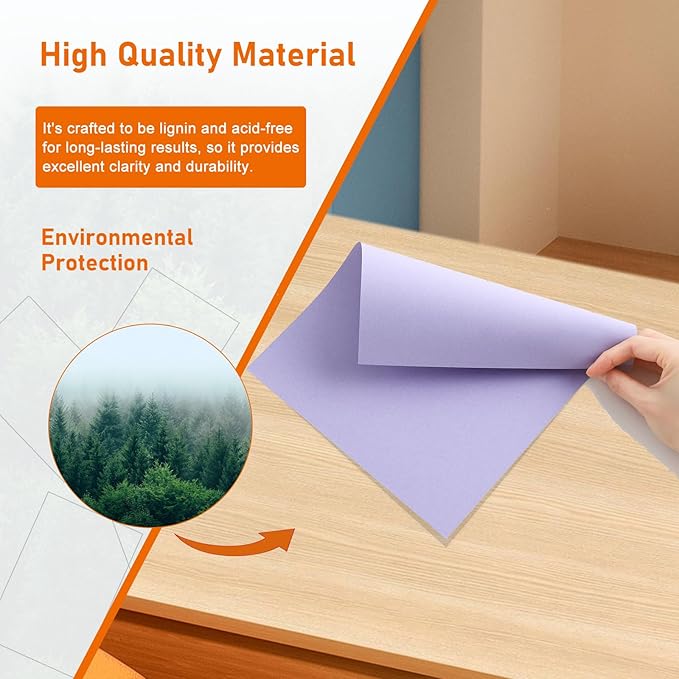 Guakicae 40 Sheets Light Purple Cardstock 8.5 x 11 Printer Paper, 75lb - Image 5