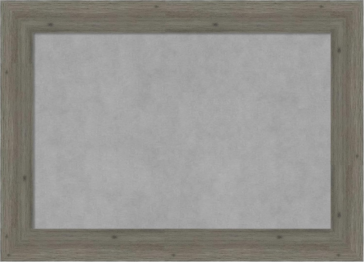 Amanti Art Grey Framed Magnetic Board 21x29 Medium Vision Board