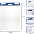 Comix Grid Sticky Easel Pad, 25 x 30 Inches Flip Chart Paper - Image 3