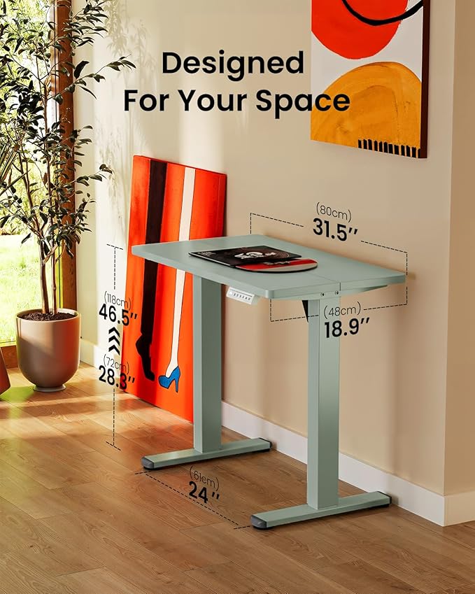 ErGear Height Adjustable Electric Standing Desk, 31.5 x 18.9 Inches Sit Stand - Image 3