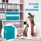Henoyso 36 Pcs 3 Ring Binder 0.5 Inch Round Fits Letter Size 8.5'' x 11'' Paper - Image 5
