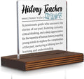 History Teacher Gifts, Thank You Desk Sign by Pariveca