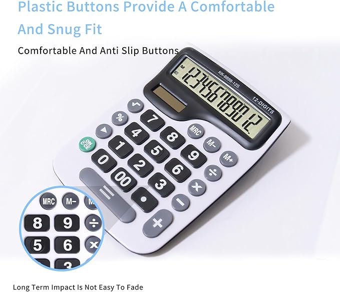 YEBMoo 12 Digit Desktop Calculator - Image 5