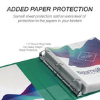 Samsill 1.5 Inch 3 Ring Binder, Made in USA, Economy Round Ring, 325 Sheet - Image 7