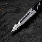 Webson Gill ‘The Weaver’ Black Luxury Executive Fountain Pen, Polished Lacquer - Image 7