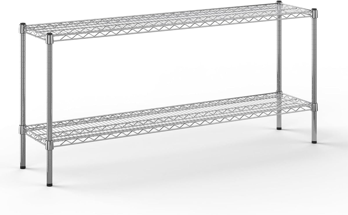 Regal Altair 14" Deep x 60" Wide x 27" Height Wire Shelving Kit | 2-Tier | NSF