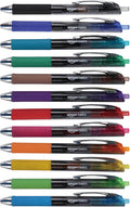 Amazon Basics Gel Pens Fine Point Smooth Writing Pens, Retractable, 12 Pack by AmazonBasics