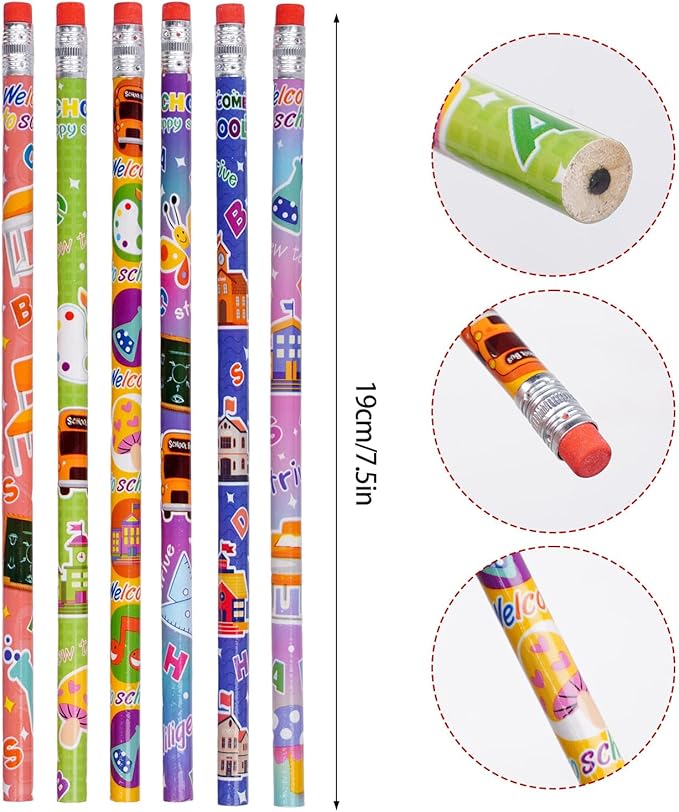 Rbenxia 48PCS Wooden Pencils - Image 2