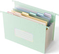 Wheat Straw Expanding Hanging File Folders, File Organizer, 1.2" Accordion by EcoStash