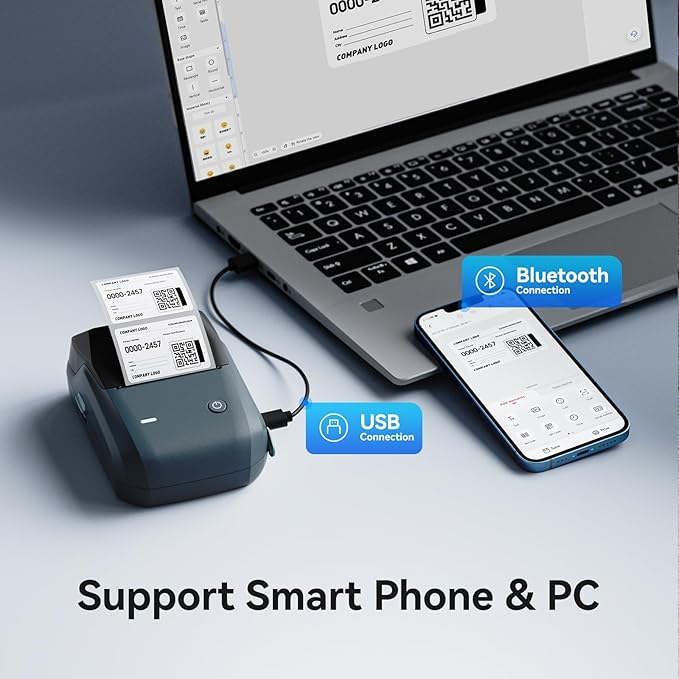 NIIMBOT B1 Label Maker with Tapes, 2 Inch Portable Thermal Label Printer - Image 3