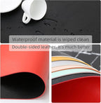KINGFOM Desk Pad Office Desktop Protecter, PU Leather Desk Mat Blotters - Image 8