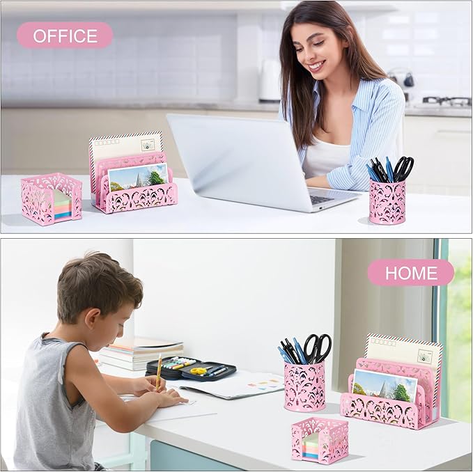 EasyPAG Desk Organizers and Accessories 3 Pieces Office Organizer Set - Image 6