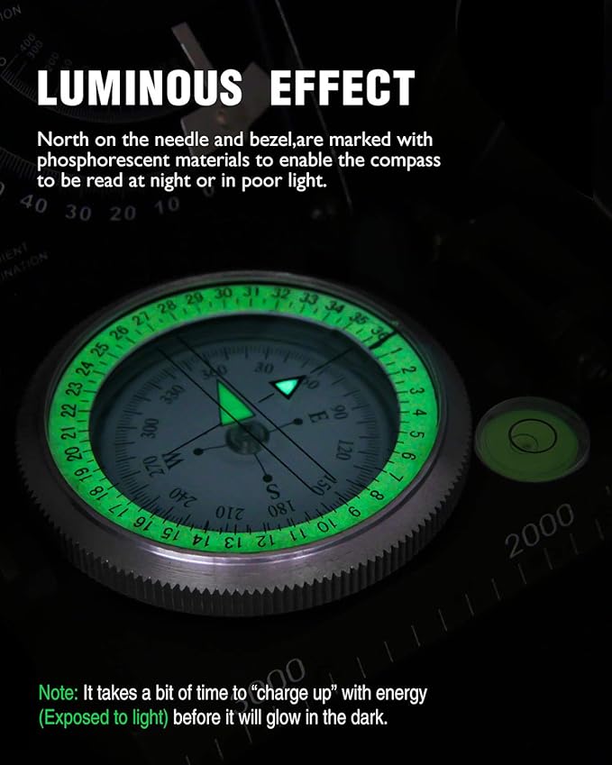 Eyeskey Multifunctional Military Sighting Navigation Compass - Image 5